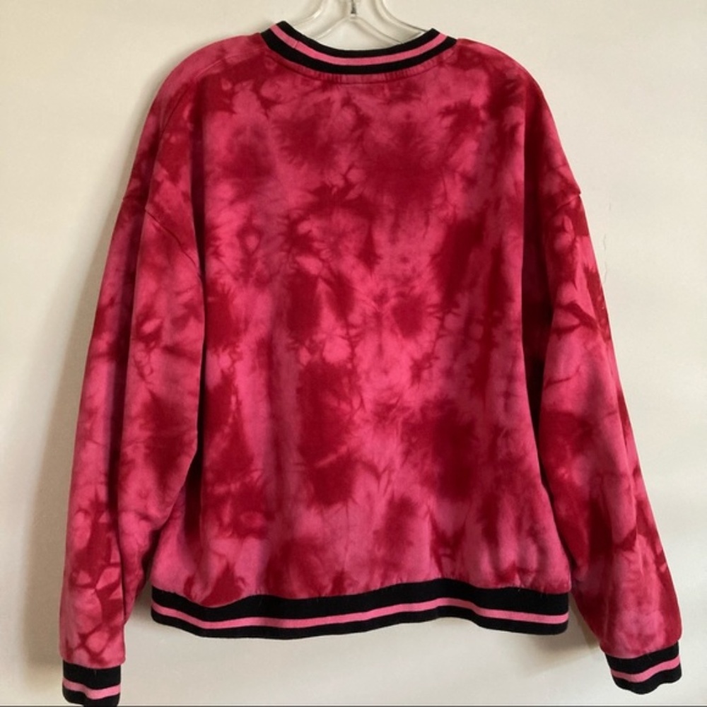 THE RAGGED PRIEST Proud Pink Tie Dye Sweatshirt - Picture 8 of 10